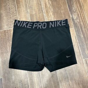 Nike Pro Black Athletic Shorts 3”